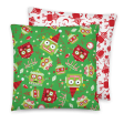 Green Holiday Robots Pillow Discount