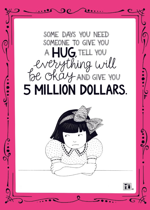 5 Million Dollar Hug Card Online Sale