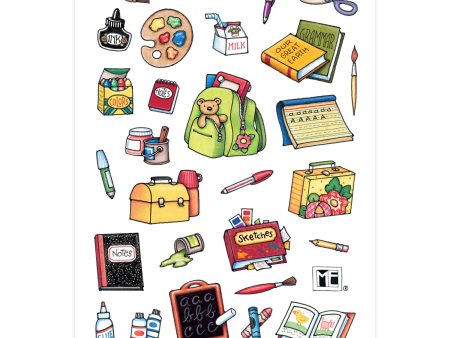 Back to School Sticker Sheet Online Hot Sale