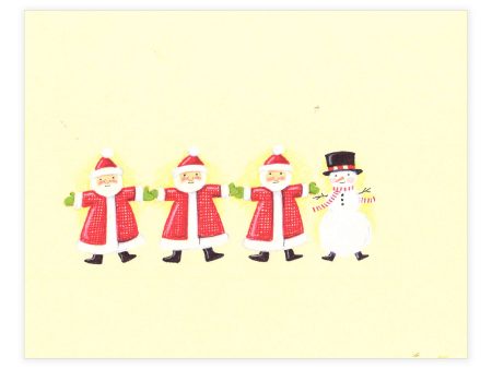 Super Cute Santa Pattern Art Online