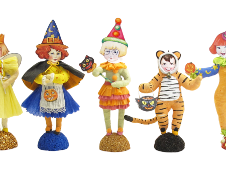 Vintage By Crystal Halloween Party Figure Collection Sale