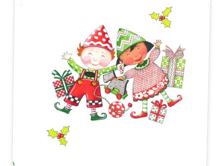 Christmas Elf Kids Art Hot on Sale