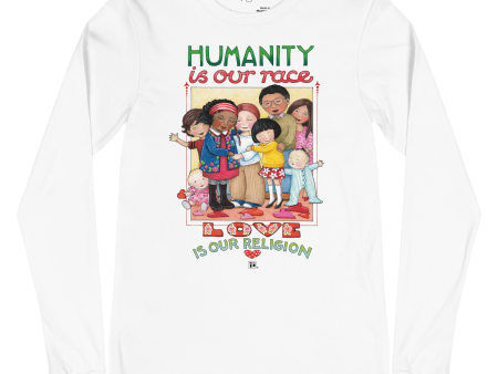 HumanityUnisex Long Sleeve Shirt Hot on Sale