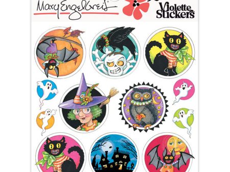 Mary s Halloween Caps Sticker Sheet Online now