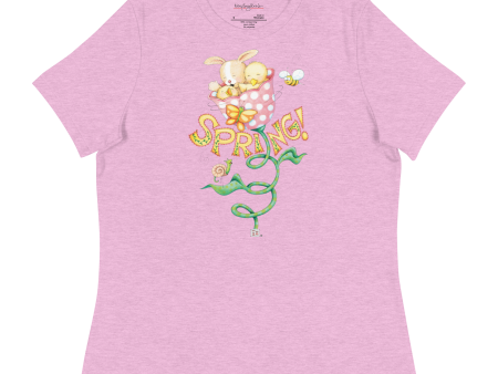 Spring Tulip Women s T-Shirt Fashion