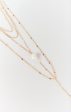 Promises Triple Layered Necklace ~ Gold Pearl Supply