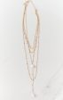 Promises Triple Layered Necklace ~ Gold Pearl Supply