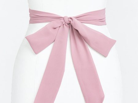 Bridesmaid Sash ~ Antique Rose Chiffon Sale